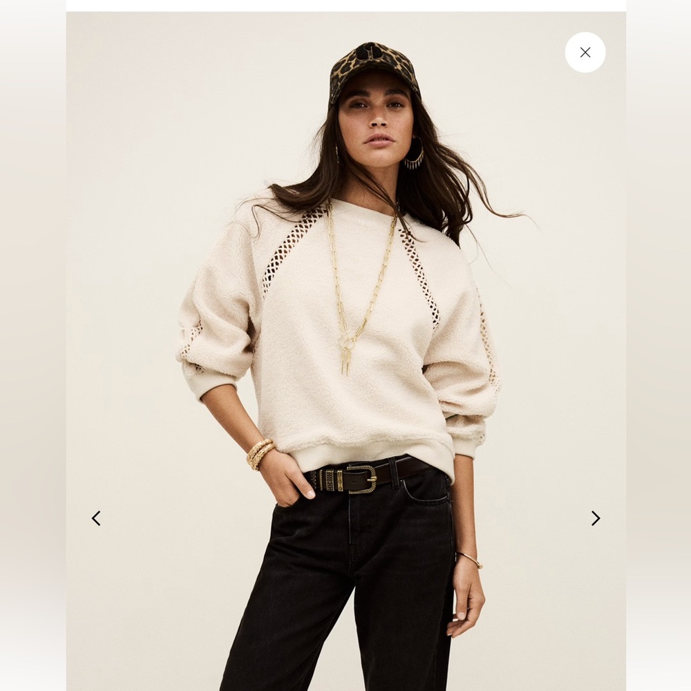 BA&SH SWEET Round Neck sweatshirt - NEW WITH TAGS